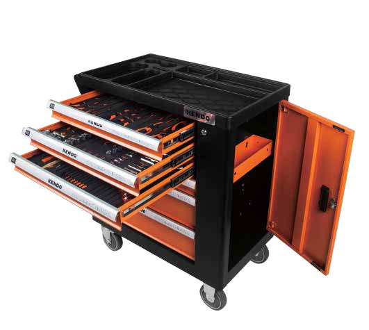 Tool Trolley Kendo 6 Drawer 146Pc Set