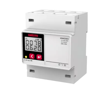 3 Phase Direct Reading Energy Meter - Din Rail Mount 72Mm Wide