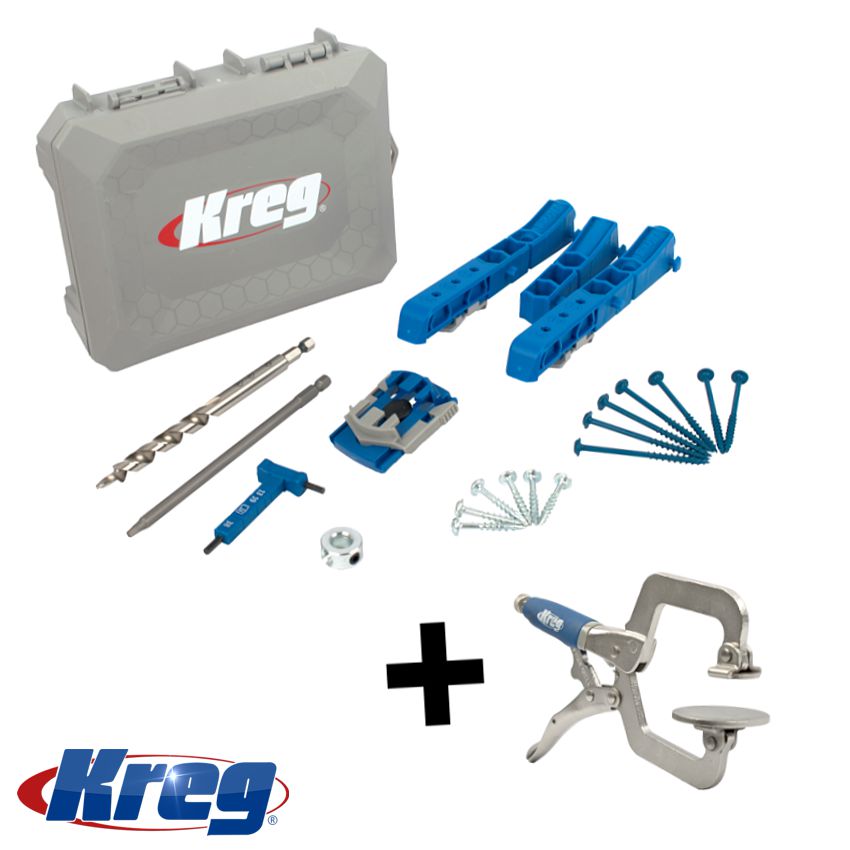 Kreg Jig  Pocket Hole Kit 47Pc Kphj320 + Khc-Micro