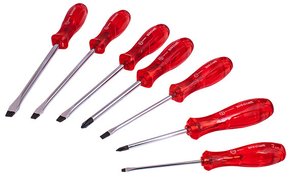 Screw Driver Set Pvc 7Pc Sl & Ph Bits