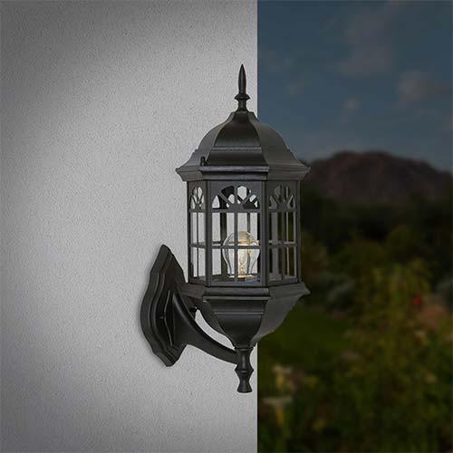 Upfacing Aluminium Wall Lantern