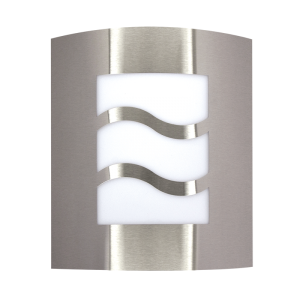 Brightstar L037 STAINLESS Steel Outdoor Wall Bracket with White Polycarbonate Cover