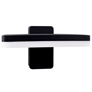 Brightstar L054 Black 12W LED Outdoor Wall Light (4000K, 1000 Lumen)