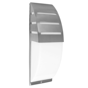 Brightstar L079 Stainless Steel IP44 Outdoor Half Lantern with Opal Polycarbonate