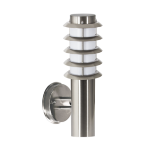 Brightstar L083 Stainless Steel Outdoor Lantern with White Perspex Cover, IP44 Rated