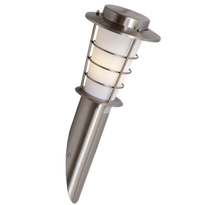 Brightstar L089 Stainless Steel Outdoor Lantern with White Perspex Cover