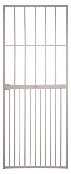 Security Gate P/Coated White Lanz 813X2032