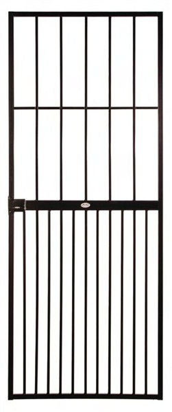Security Gate P/Coated Black Lanz 813X2032