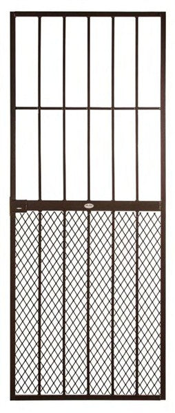 Security Gate P/Coated Brown Neder 813X2032
