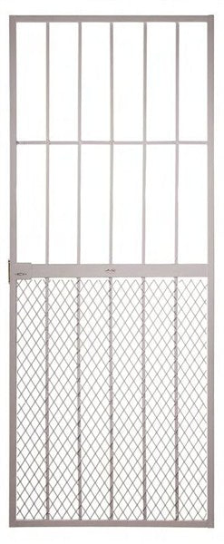 Security Gate P/Coated White Neder 813X2032