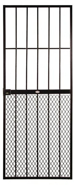 Security Gate P/Coated Black Neder 813X2032