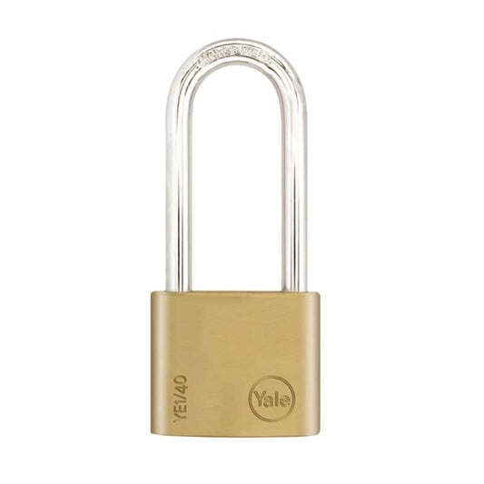 Padlock Solid Br L/Shackle  50Mm Yale Blister Ye1/50/166/1