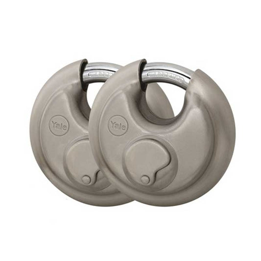 Padlock Discus 70Mm Duo Yale Blister Ye130/70/165/2