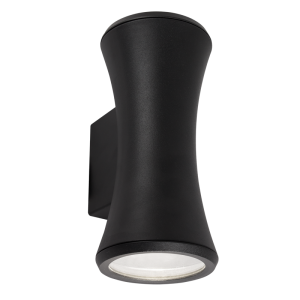 Brightstar L119 Black Up/Down Facing Outdoor Lantern, Die Cast Aluminium, IP54