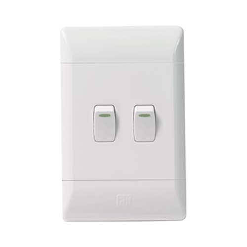 Cbi Pvc 2 Lever 1 Way Light Switch
