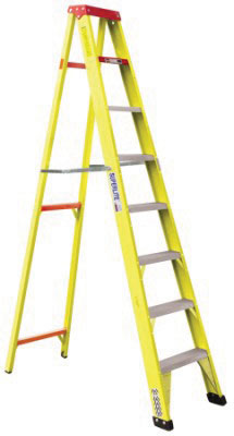 Stepladder A Frame F/Glass Industrial 8 Step 2.4Mt (115Kg) M