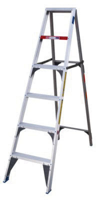Stepladder A Frame Alu Diy 6 Step 1.8Mt (100Kg) Hsl6 Min Pac