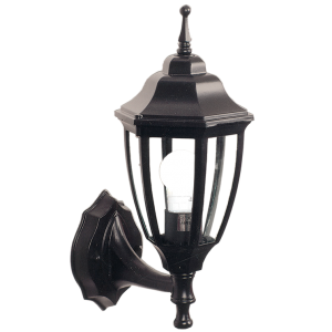 Brightstar L222 Black 6-Panel Up Facing Die Cast Aluminium Outdoor Lantern