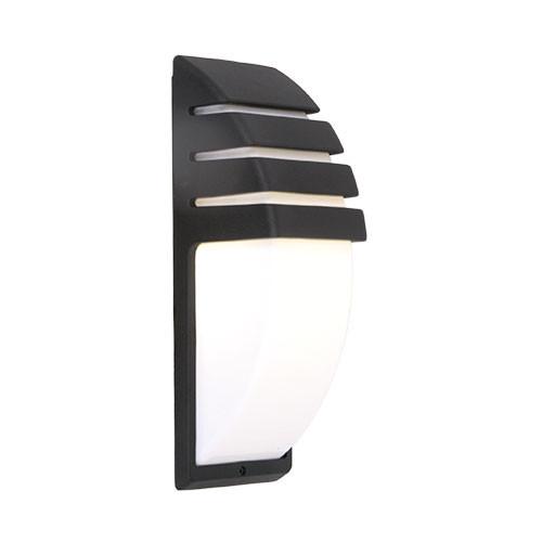Black Aluminium Half Lantern