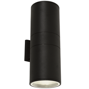 Brightstar L260 Black Outdoor Up/Down Facing Lantern with Clear Glass, IP44