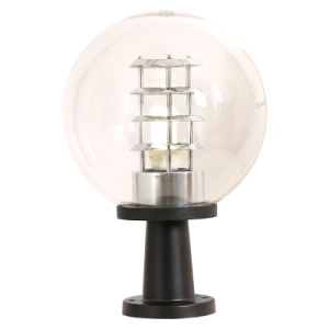 Brightstar L309 Clear PVC Pillar Lantern with Polycarbonate Cover, IP44