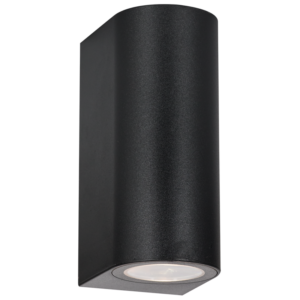 Brightstar L366 Matt Black Up and Down Facing Outdoor Wall Bracket