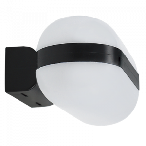 Brightstar L377 Matt Black 10W LED Outdoor Wall Light (IP65, 6000K, 750 Lumen)