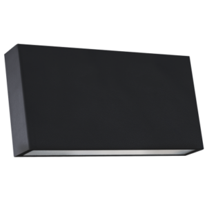 Brightstar L378 Matt Black 8W Up and Down LED Wall Light (4000K, IP65)