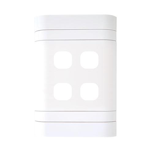 Lesco Cover Strip - 4 Lever Grid Cover Plate - Rectangle