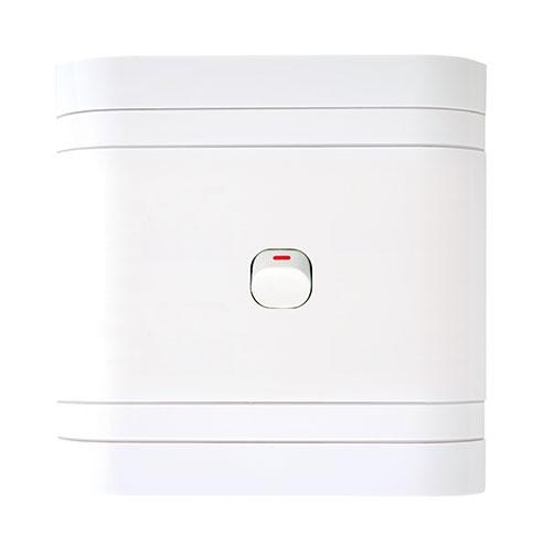 Lesco Cover Strip 1 Lever, 1 Way Switch - Square