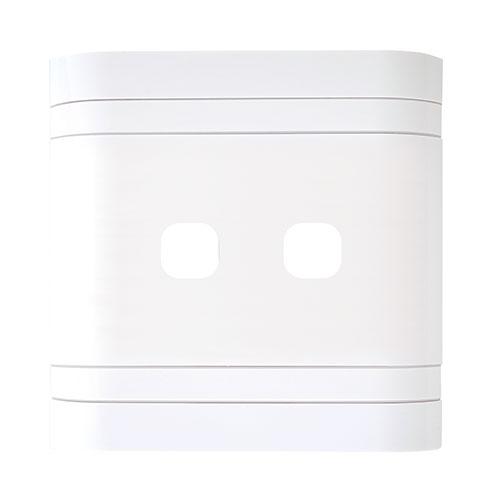 Lesco Cover Strip - 2 Lever Grid Cover Plate - Square