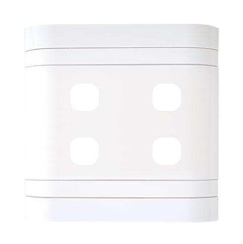 Lesco Cover Strip - 4 Lever Grid Cover Plate - Square
