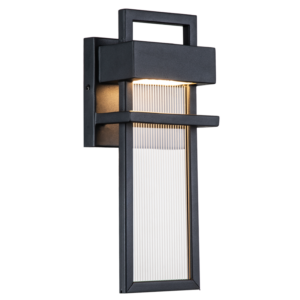 Brightstar L527 Black 9W LED Outdoor Wall Light (4000K, IP54)