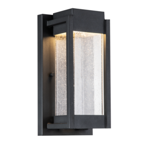 Brightstar L530 Black Metal and Glass 9W LED Outdoor Light (4000K, 310 Lumen, IP54)