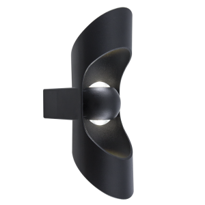 Brightstar L546 Black Die Cast Aluminium Up and Down Facing LED Outdoor Lantern (IP54)