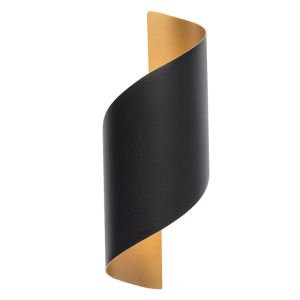 Brightstar L565 Black/Gold Die Cast Aluminium Up/Down LED Outdoor Lantern