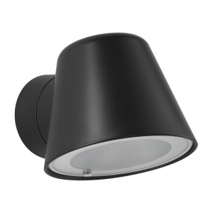 Brightstar L567 Black Outdoor Up/Down Wall Lantern with Clear PC Cover (IP54)