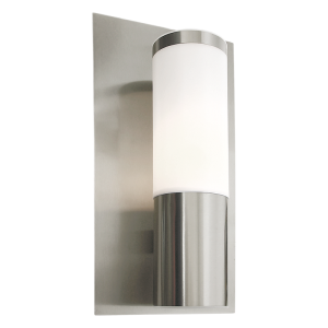 Brightstar L601 Stainless Steel IP44 Half Lantern with White Polycarbonate Cover