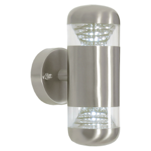 Brightstar L608 LED Stainless Steel Up/Down Outdoor Wall Bracket (IP44)