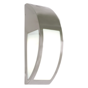 Brightstar L610 Stainless Steel Half Lantern with Frosted Glass, IP44
