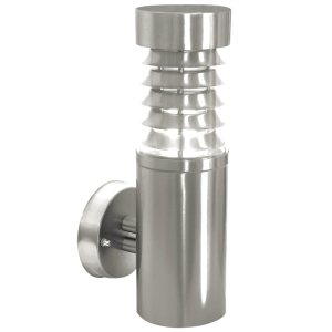 Brightstar L612 Stainless Steel Outdoor Lantern with Clear Polycarbonate Cover (IP44)