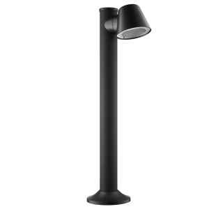 Brightstar LFL032 Black Plastic Outdoor Bollard with Clear PC Cover (GU10, IP54)