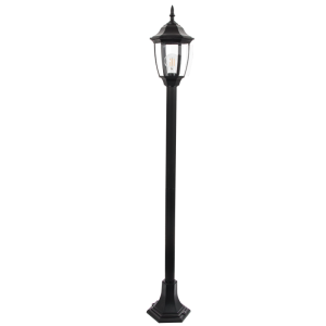 Brightstar LFL035 Black IP44 Outdoor Standing Lantern (1263mm High)