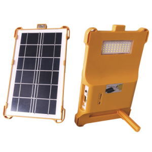 Brightstar LS018 Portable Solar Charging Light with USB Port (6000K, 4500mAh Battery)