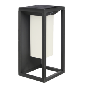 Brightstar LS020 Matt Black Die Cast Aluminium Outdoor LED Solar Light with Sensor