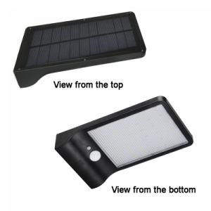 Brightstar LS022 Matt Black PC Outdoor LED Solar Light with Sensor (1.5W, 6000K)