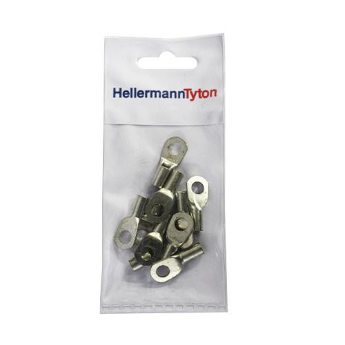 Hellermanntyton Cable Lugs Htb106 - 10Mm X 6Mm - 10 Pack