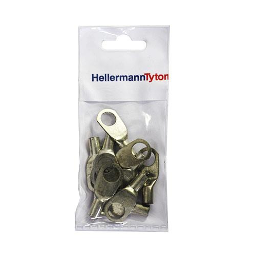 Hellermanntyton Cable Lugs Htb1610 - 16Mm X 10Mm - 10 Pack