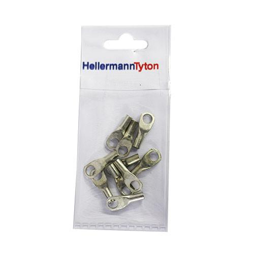 Hellermanntyton Cable Lugs Htb66 - 6Mm X 6Mm - 10 Pack