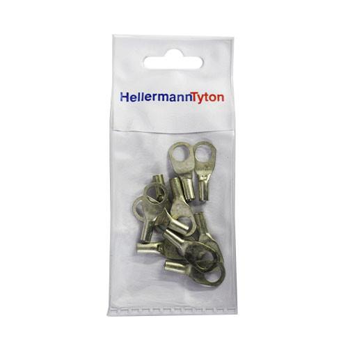 Hellermanntyton Cable Lugs Htb68 - 6Mm X 8Mm - 10 Pack